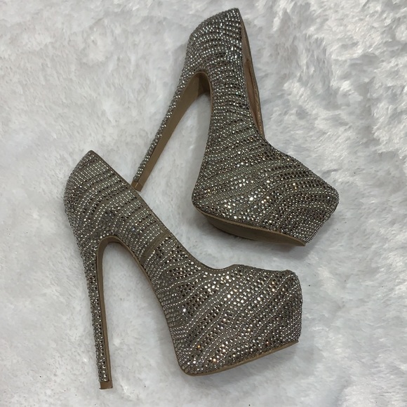 Steve Madden Silver Gray Dyvinal Pumps - Picture 4 of 5
